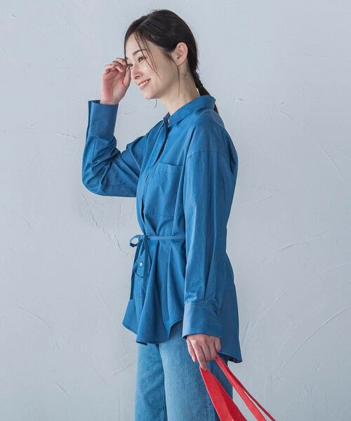 LAUTREAMONT / ロートレアモン シャツ・ブラウス | 【WEB限定】極上ライトデニムシャツ≪洗濯機で洗える≫ | 詳細23