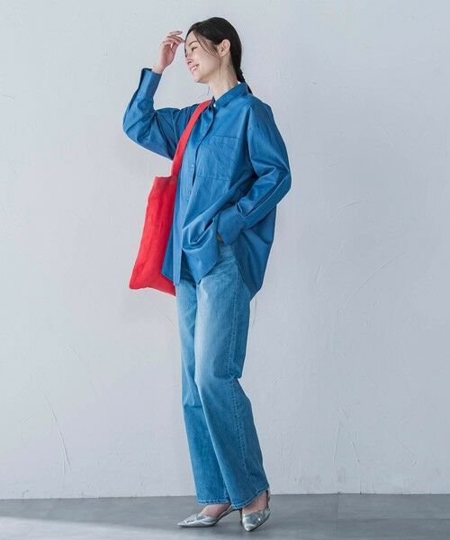 LAUTREAMONT / ロートレアモン シャツ・ブラウス | 【WEB限定】極上ライトデニムシャツ≪洗濯機で洗える≫ | 詳細27