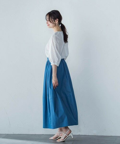 LAUTREAMONT / ロートレアモン シャツ・ブラウス | 【WEB限定】ローンレース切り替えブラウス | 詳細4