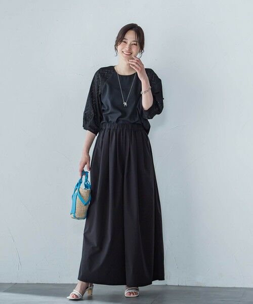 LAUTREAMONT / ロートレアモン シャツ・ブラウス | 【WEB限定】ローンレース切り替えブラウス | 詳細10