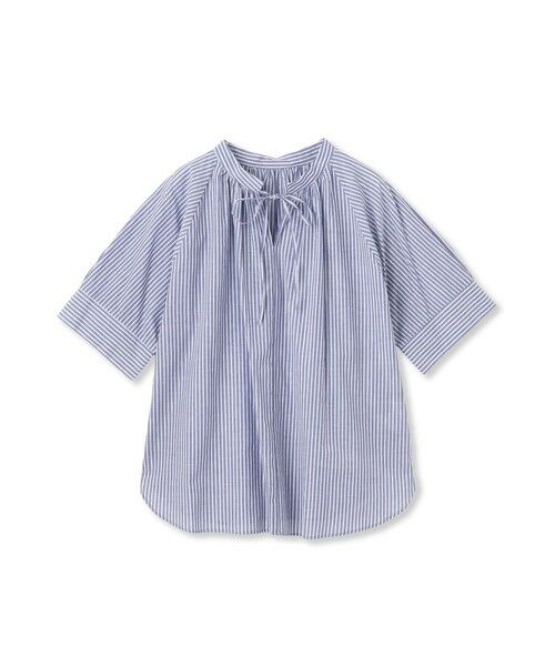 LAUTREAMONT / ロートレアモン シャツ・ブラウス | ローンラメストライプブラウス≪手洗い可能≫ | 詳細4