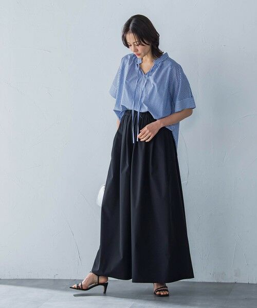 LAUTREAMONT / ロートレアモン シャツ・ブラウス | ローンラメストライプブラウス≪手洗い可能≫ | 詳細1