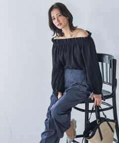 LAUTREAMONT / ロートレアモン シャツ・ブラウス | ２WAYオフショルダーブラウス≪洗濯機で洗える≫