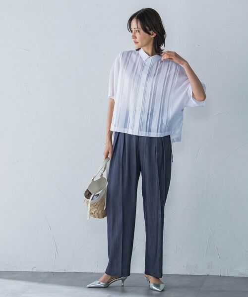 LAUTREAMONT / ロートレアモン シャツ・ブラウス | ピンタックレースブラウス≪手洗い可能≫ | 詳細1