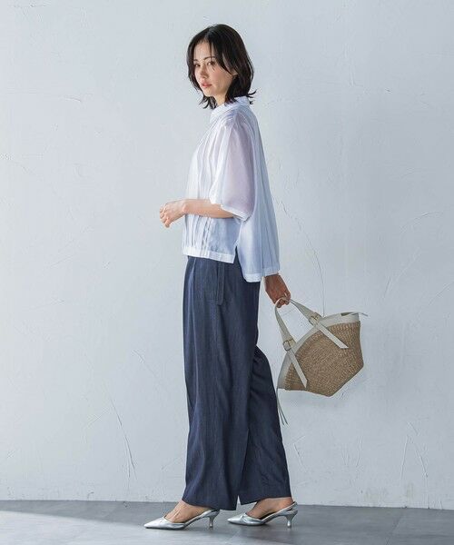 LAUTREAMONT / ロートレアモン シャツ・ブラウス | ピンタックレースブラウス≪手洗い可能≫ | 詳細2