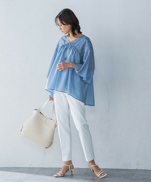 LAUTREAMONT / ロートレアモン シャツ・ブラウス | ピンタックレースチュニックブラウス≪手洗い可能≫ | 詳細10