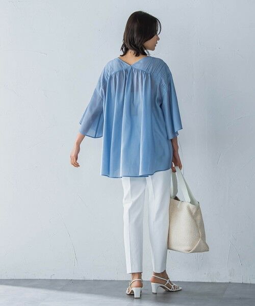 LAUTREAMONT / ロートレアモン シャツ・ブラウス | ピンタックレースチュニックブラウス≪手洗い可能≫ | 詳細11