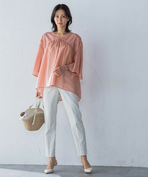 LAUTREAMONT / ロートレアモン シャツ・ブラウス | ピンタックレースチュニックブラウス≪手洗い可能≫ | 詳細13