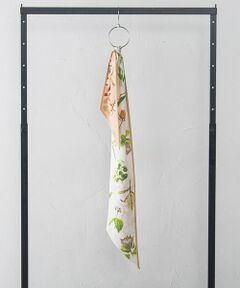 LAUTREAMONT / ロートレアモン マフラー・ショール・スヌード・ストール | ボタニカル剣先リバースカーフ≪洗濯機で洗える≫