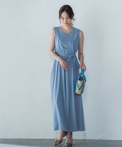 LAUTREAMONT / ロートレアモン ロング・マキシ丈ワンピース | 【WEB限定】ひやさらシワレスワンピース≪洗濯機で洗える≫