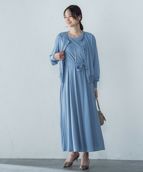 WEB限定】ひやさらシワレスワンピース≪洗濯機で洗える WEB限定】ひやさらシワレスワンピース≪洗濯機で洗える