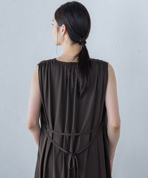 LAUTREAMONT / ロートレアモン ロング・マキシ丈ワンピース | 【一部店舗限定販売】Rethink SOFT TENJIKUワンピース≪洗濯機で洗える≫ | 詳細10