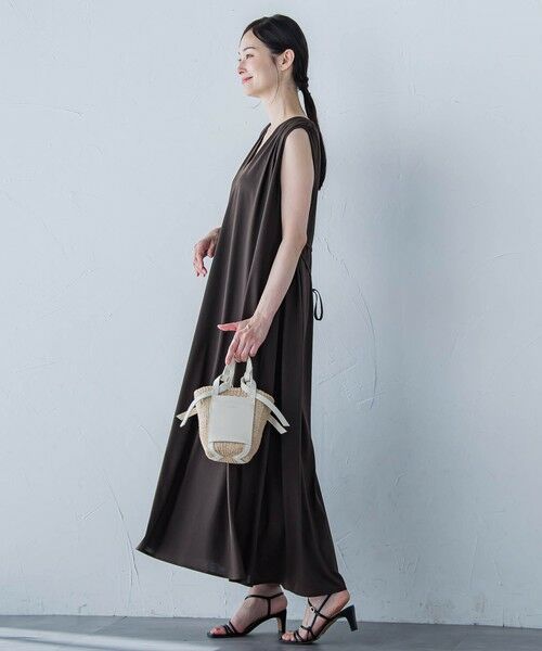 LAUTREAMONT / ロートレアモン ロング・マキシ丈ワンピース | 【一部店舗限定販売】Rethink SOFT TENJIKUワンピース≪洗濯機で洗える≫ | 詳細3