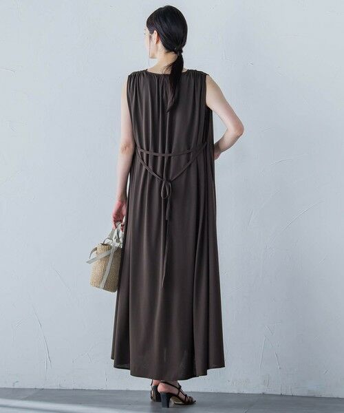 LAUTREAMONT / ロートレアモン ロング・マキシ丈ワンピース | 【一部店舗限定販売】Rethink SOFT TENJIKUワンピース≪洗濯機で洗える≫ | 詳細4