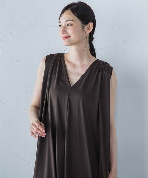 LAUTREAMONT / ロートレアモン ロング・マキシ丈ワンピース | 【一部店舗限定販売】Rethink SOFT TENJIKUワンピース≪洗濯機で洗える≫ | 詳細5