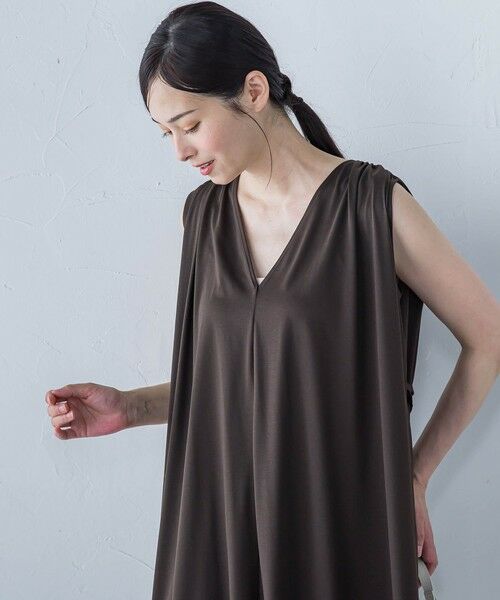 LAUTREAMONT / ロートレアモン ロング・マキシ丈ワンピース | 【一部店舗限定販売】Rethink SOFT TENJIKUワンピース≪洗濯機で洗える≫ | 詳細6