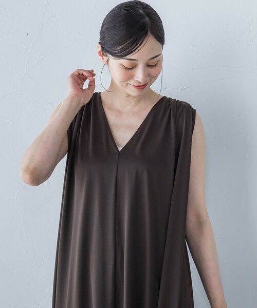 LAUTREAMONT / ロートレアモン ロング・マキシ丈ワンピース | 【一部店舗限定販売】Rethink SOFT TENJIKUワンピース≪洗濯機で洗える≫ | 詳細7