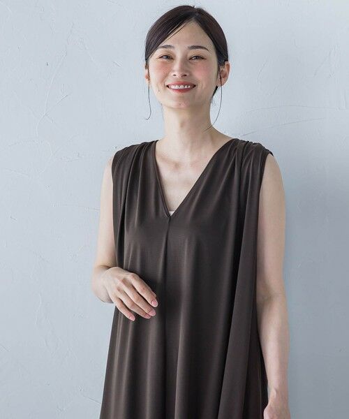 LAUTREAMONT / ロートレアモン ロング・マキシ丈ワンピース | 【一部店舗限定販売】Rethink SOFT TENJIKUワンピース≪洗濯機で洗える≫ | 詳細8