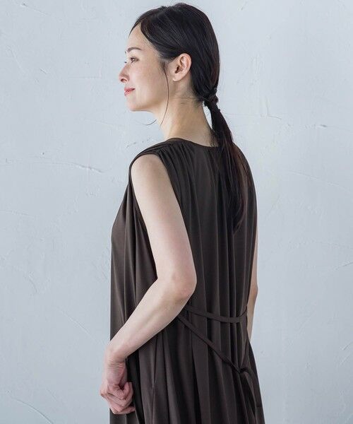 LAUTREAMONT / ロートレアモン ロング・マキシ丈ワンピース | 【一部店舗限定販売】Rethink SOFT TENJIKUワンピース≪洗濯機で洗える≫ | 詳細9