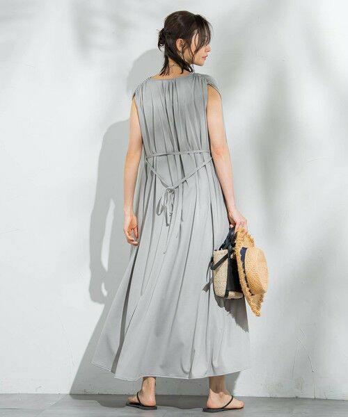 LAUTREAMONT / ロートレアモン ロング・マキシ丈ワンピース | 【一部店舗限定販売】Rethink SOFT TENJIKUワンピース≪洗濯機で洗える≫ | 詳細15