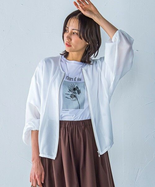 LAUTREAMONT / ロートレアモン テーラードジャケット | メッシュライトブルゾン≪洗濯機で洗える≫ | 詳細6