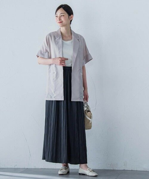 LAUTREAMONT / ロートレアモン テーラードジャケット | 【WEB限定】シアースラブジャケット≪手洗い可能≫ | 詳細9