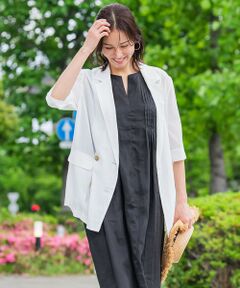 LAUTREAMONT / ロートレアモン テーラードジャケット | シアーダブルジャケット≪手洗い可能≫