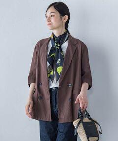 LAUTREAMONT / ロートレアモン テーラードジャケット | シアーダブルジャケット≪手洗い可能≫