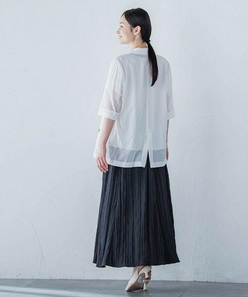 LAUTREAMONT / ロートレアモン テーラードジャケット | シアーダブルジャケット≪手洗い可能≫ | 詳細4