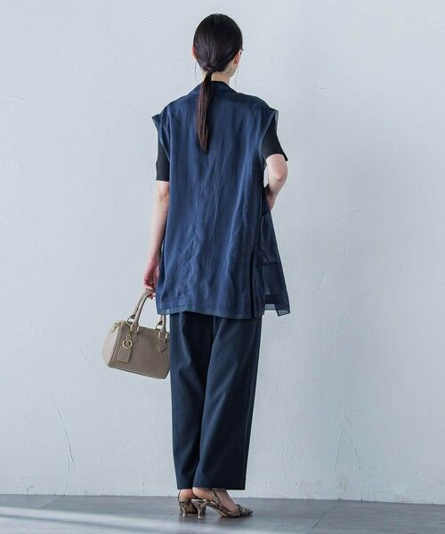 LAUTREAMONT / ロートレアモン ダウンジャケット・ベスト | 【WEB限定】フィブリルタフタロングジレ ≪手洗い可能≫ | 詳細5