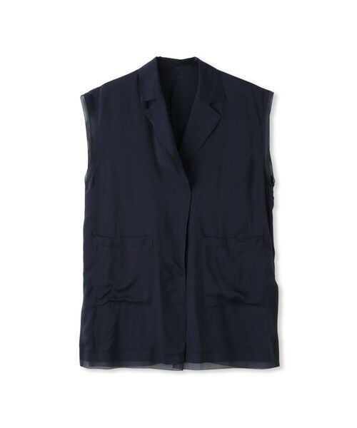 LAUTREAMONT / ロートレアモン ダウンジャケット・ベスト | 【WEB限定】フィブリルタフタロングジレ ≪手洗い可能≫ | 詳細6