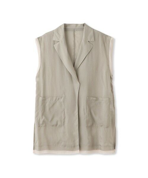 LAUTREAMONT / ロートレアモン ダウンジャケット・ベスト | 【WEB限定】フィブリルタフタロングジレ ≪手洗い可能≫ | 詳細11