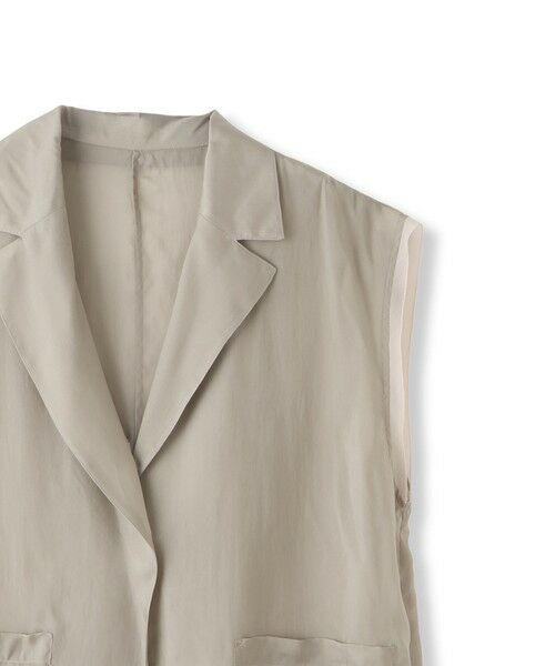 LAUTREAMONT / ロートレアモン ダウンジャケット・ベスト | 【WEB限定】フィブリルタフタロングジレ ≪手洗い可能≫ | 詳細14