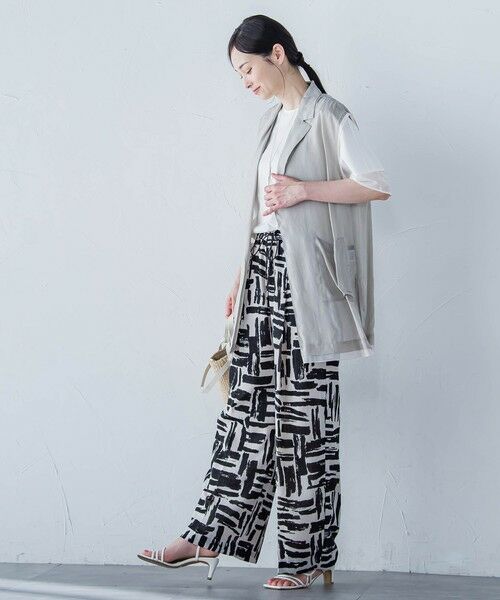 LAUTREAMONT / ロートレアモン ダウンジャケット・ベスト | 【WEB限定】フィブリルタフタロングジレ ≪手洗い可能≫ | 詳細9