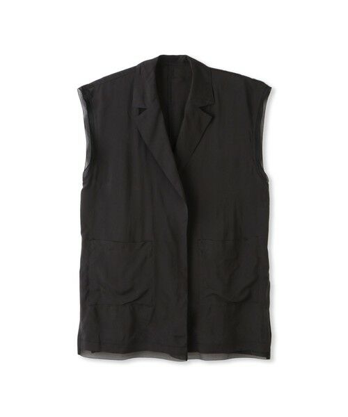 LAUTREAMONT / ロートレアモン ダウンジャケット・ベスト | 【WEB限定】フィブリルタフタロングジレ ≪手洗い可能≫ | 詳細21