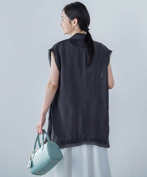 LAUTREAMONT / ロートレアモン ダウンジャケット・ベスト | 【WEB限定】フィブリルタフタロングジレ ≪手洗い可能≫ | 詳細16