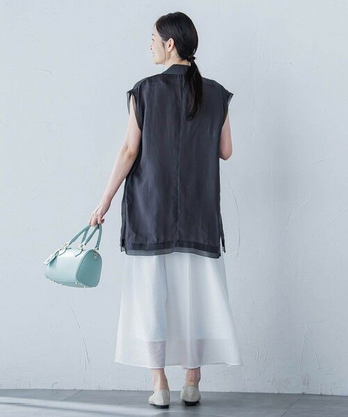 LAUTREAMONT / ロートレアモン ダウンジャケット・ベスト | 【WEB限定】フィブリルタフタロングジレ ≪手洗い可能≫ | 詳細20