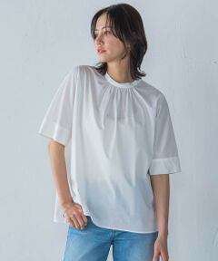 LAUTREAMONT / ロートレアモン カットソー | クールタッチギャザーネックカットソー≪洗濯機で洗える≫