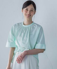 LAUTREAMONT / ロートレアモン カットソー | クールタッチギャザーネックカットソー≪洗濯機で洗える≫