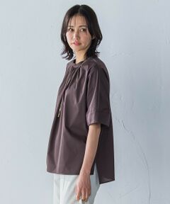 LAUTREAMONT / ロートレアモン カットソー | クールタッチギャザーネックカットソー≪洗濯機で洗える≫