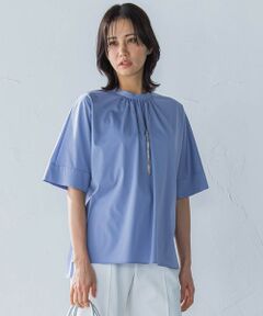 LAUTREAMONT / ロートレアモン カットソー | クールタッチギャザーネックカットソー≪洗濯機で洗える≫