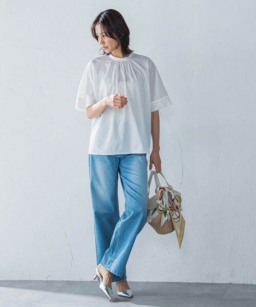 LAUTREAMONT / ロートレアモン カットソー | クールタッチギャザーネックカットソー≪洗濯機で洗える≫ | 詳細2