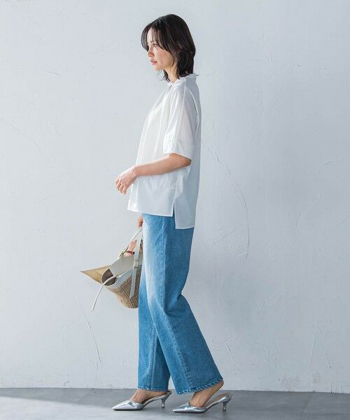 LAUTREAMONT / ロートレアモン カットソー | クールタッチギャザーネックカットソー≪洗濯機で洗える≫ | 詳細4