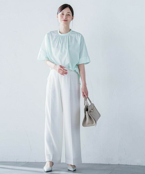 LAUTREAMONT / ロートレアモン カットソー | クールタッチギャザーネックカットソー≪洗濯機で洗える≫ | 詳細16