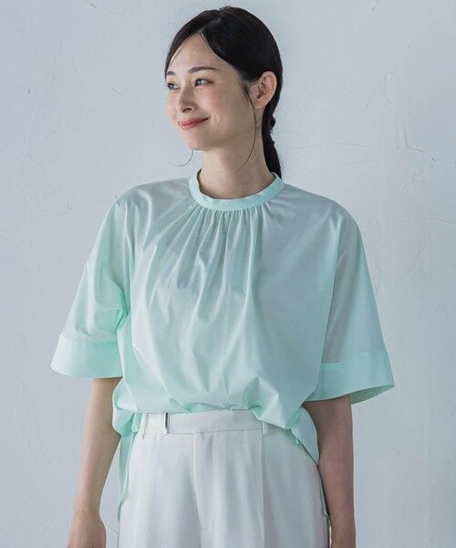 LAUTREAMONT / ロートレアモン カットソー | クールタッチギャザーネックカットソー≪洗濯機で洗える≫ | 詳細20