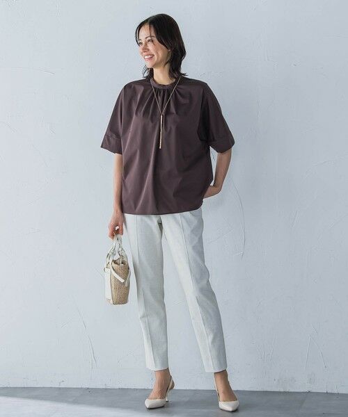 LAUTREAMONT / ロートレアモン カットソー | クールタッチギャザーネックカットソー≪洗濯機で洗える≫ | 詳細23