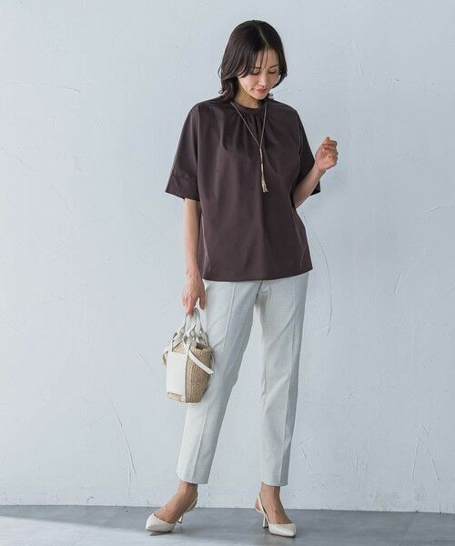 LAUTREAMONT / ロートレアモン カットソー | クールタッチギャザーネックカットソー≪洗濯機で洗える≫ | 詳細24