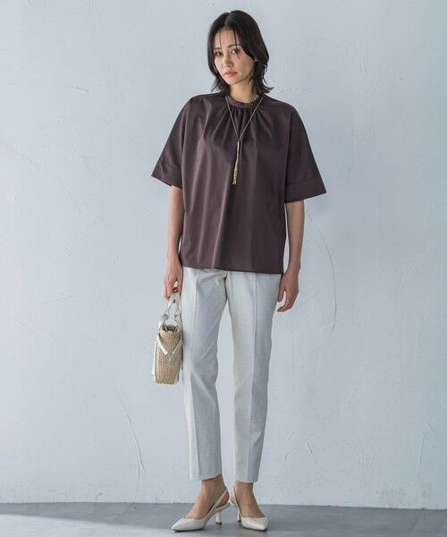 LAUTREAMONT / ロートレアモン カットソー | クールタッチギャザーネックカットソー≪洗濯機で洗える≫ | 詳細26