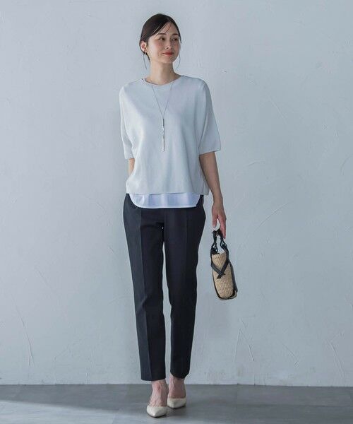 LAUTREAMONT / ロートレアモン カットソー | ラウンドヘムノースリーブカットソー≪洗濯機で洗える≫ | 詳細2