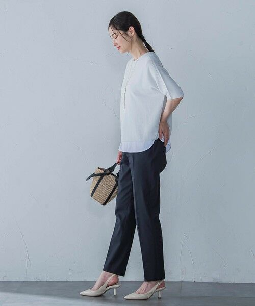 LAUTREAMONT / ロートレアモン カットソー | ラウンドヘムノースリーブカットソー≪洗濯機で洗える≫ | 詳細3